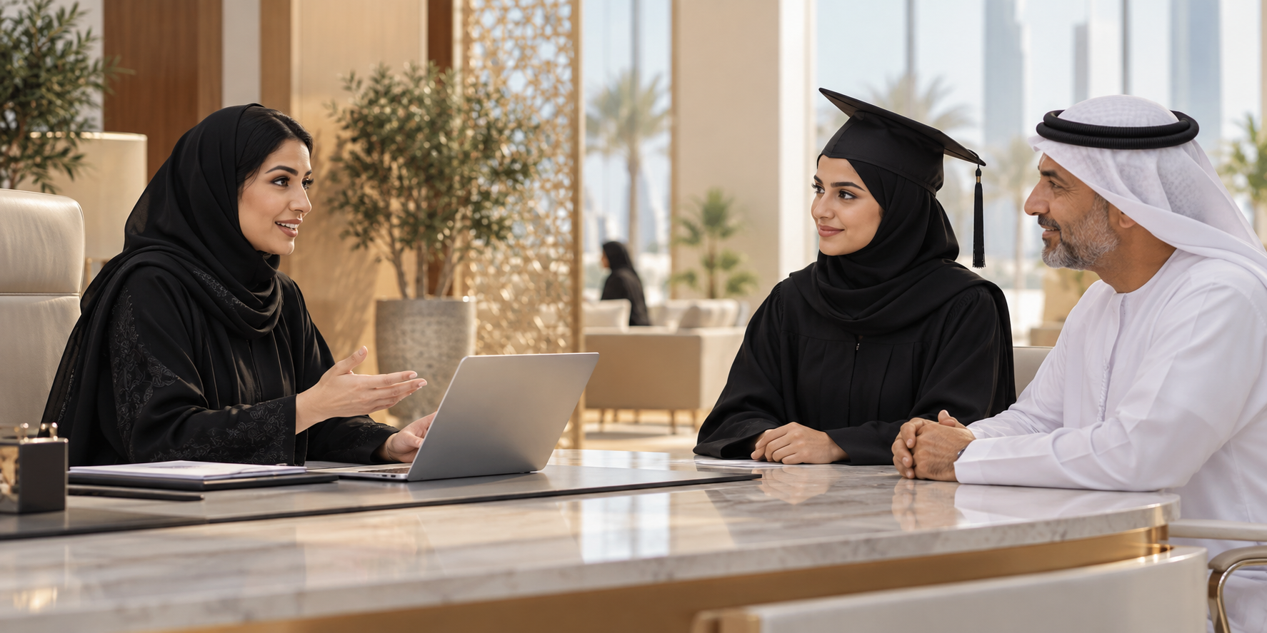 Editorial photograph illustrating Getting your degree attested and recognised for UAE use in the UAE
