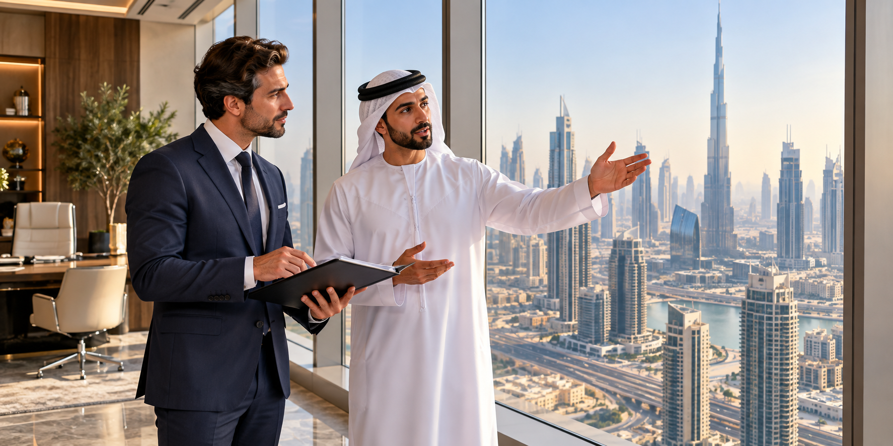 Editorial photograph illustrating Going mainland in Dubai: what it actually involves in the UAE