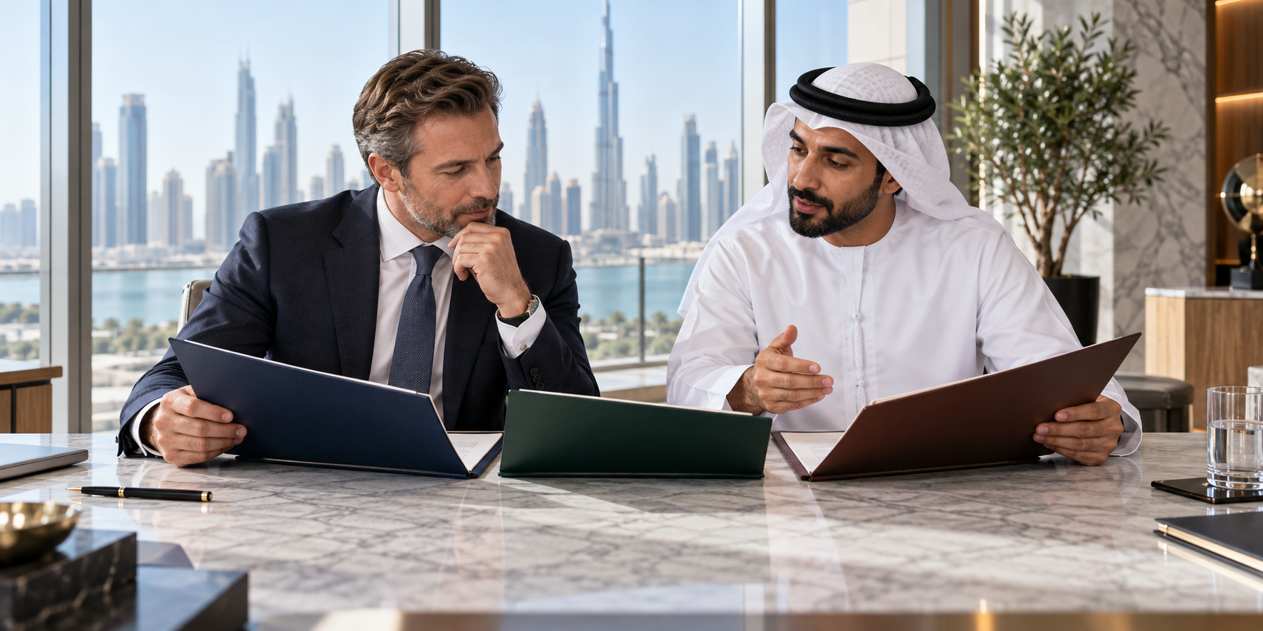 Editorial photograph illustrating Three Ways a Foreign Company Can Land Here in the UAE