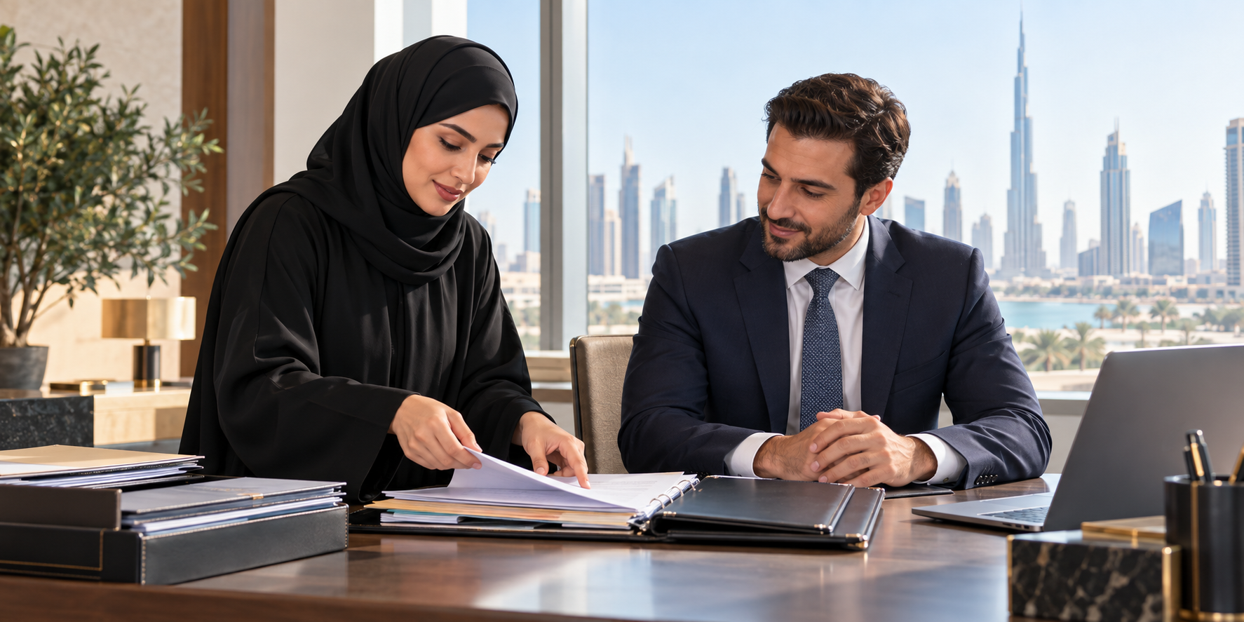 Editorial photograph illustrating When an employee sponsors their family: HR's part in the UAE