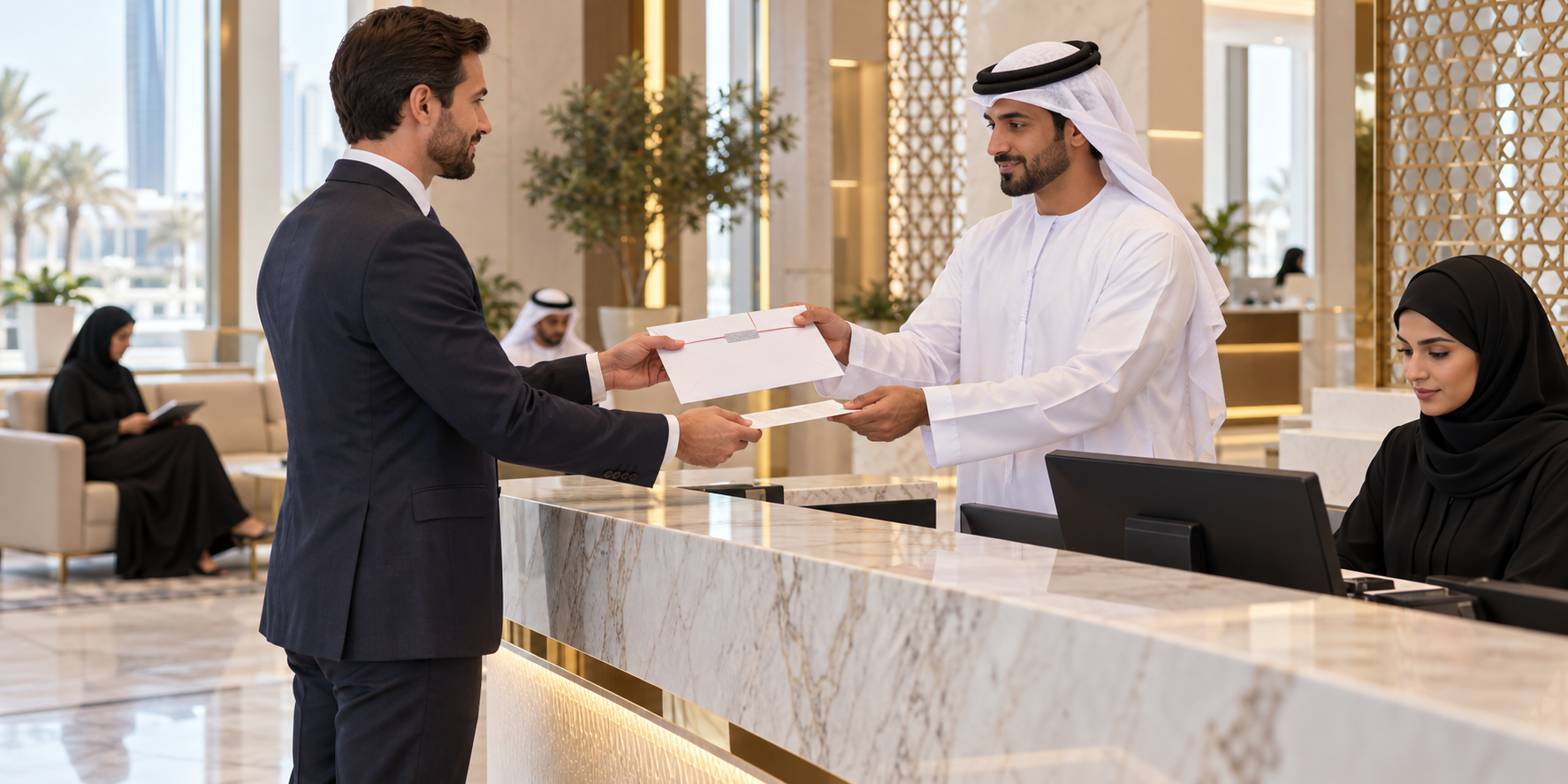 Editorial photograph illustrating Document clearing, demystified in the UAE