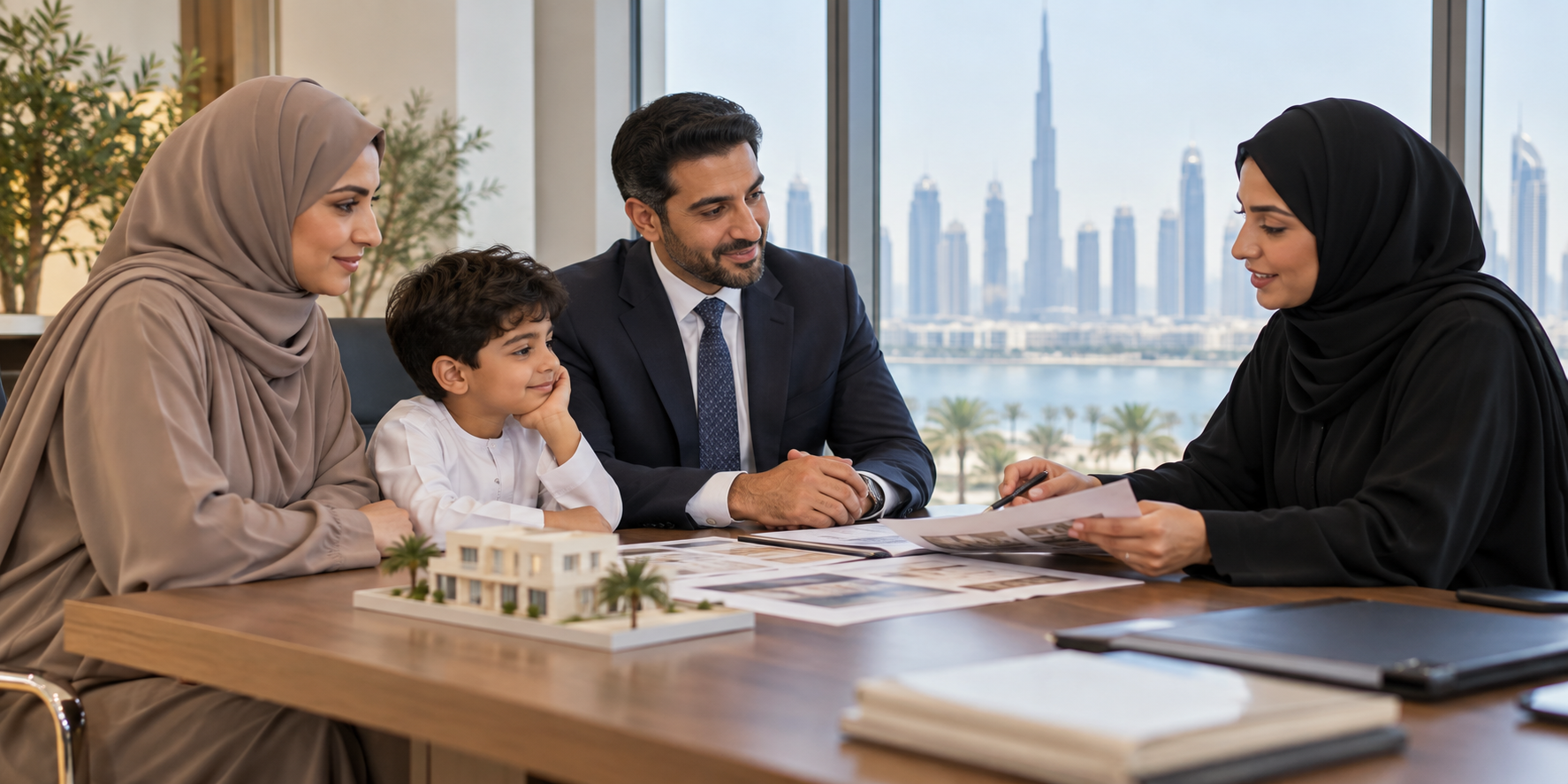 Editorial photograph illustrating Can you sponsor your family? The published conditions in the UAE